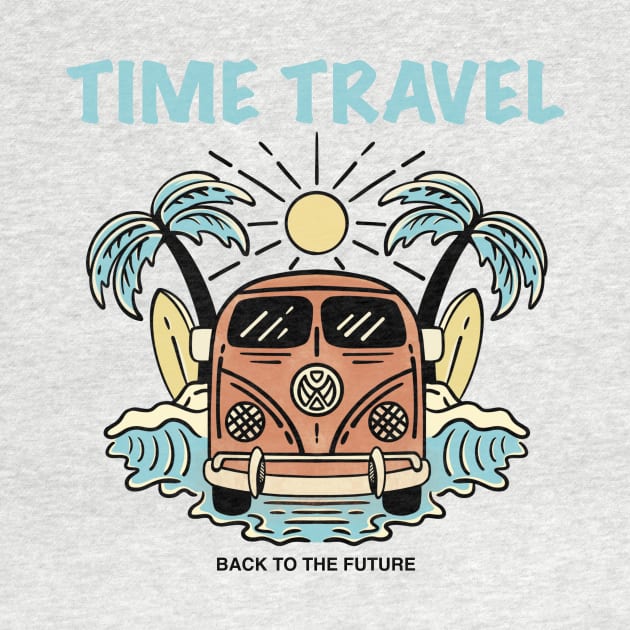 Time Travel Back To The Future by Jims Art